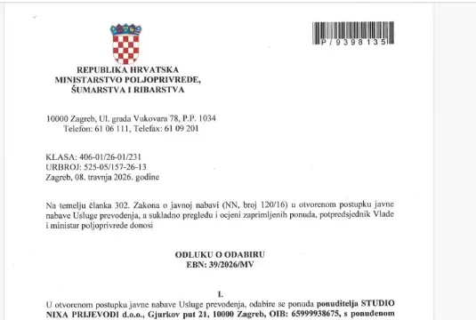 Studio Nixa Remains a Supplier for the Ministry of Agriculture